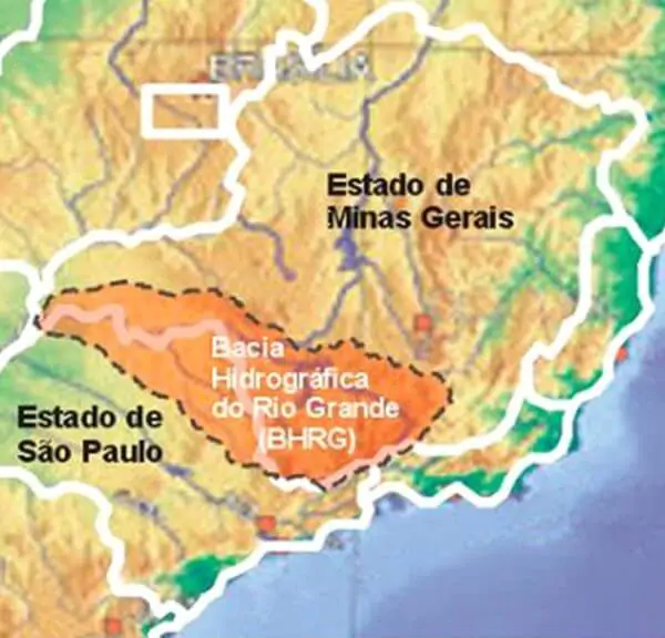 Localização da Bacia Hidrográfica do Rio São Domingos (BHRSD), São José